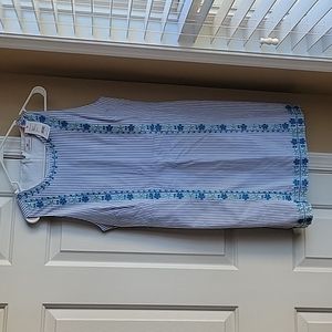 NWT Vineyard Vines Embroidered Shift Dress size 10